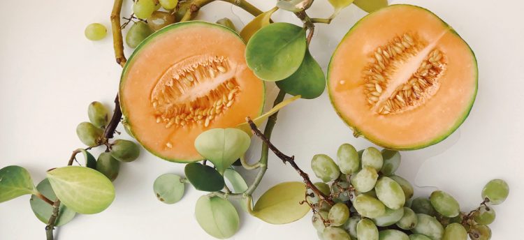 Cantaloupes and Grapes